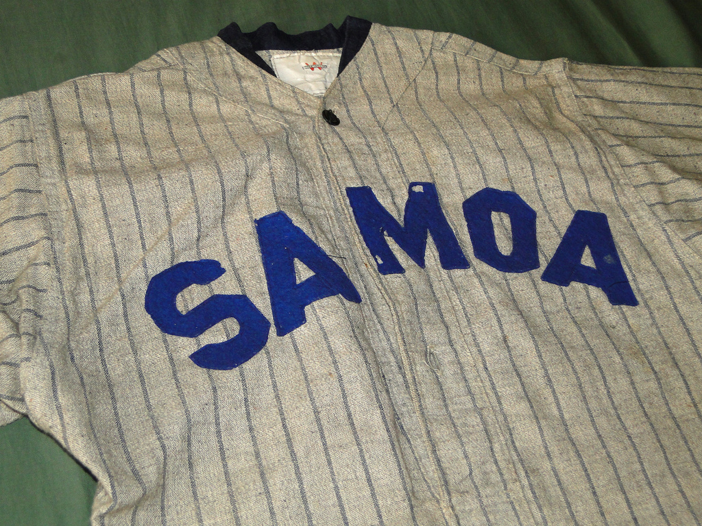 Samoa Jersey Collar and Lettering | The Veteran's Collection