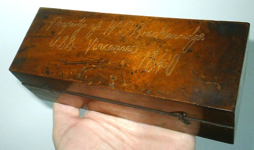 William D Brackenridge Microscope Box
