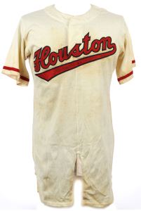 Houston Buffs rayon jersey, early 1950s.