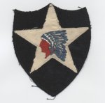 This shoulder patch belongs to the 6th Marine Regiment (Source: US Militaria Forum).