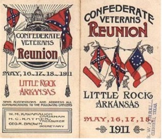 A 1911 reunion pamphlet for the United Confederate Veterans organization.