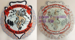 Though my wife might argue, my collection of patches is rather small as compared to those of true military patch collectors. I tend to be more specific about the patches I seek (such as this USS Tacoma crest edition).